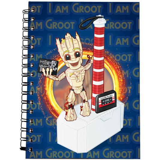 Groot & Mjolnir - Notebook