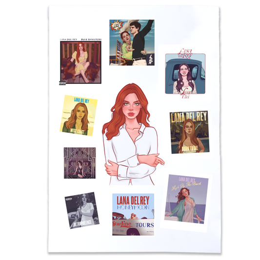 History of Del Rey - Stickers